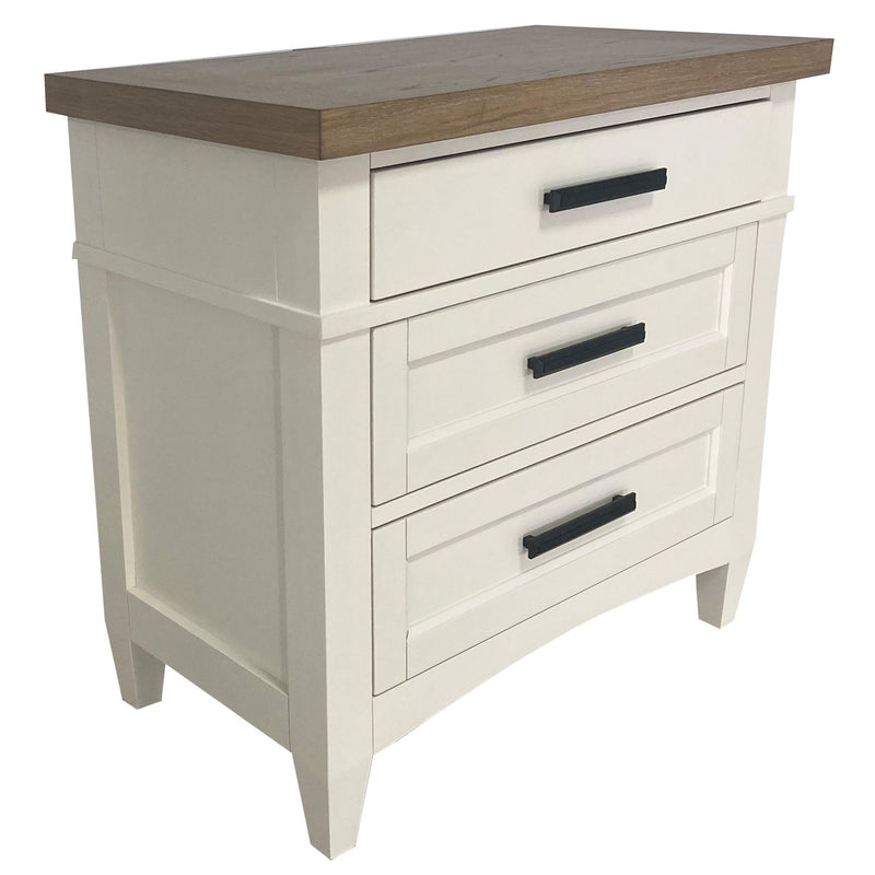 Americana Modern Bedroom - 2 Drawer Nightstand - R&R Furniture Gallery (Fountain Valley, CA)
