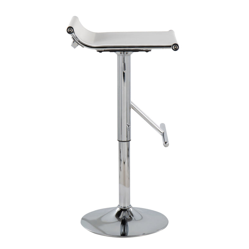 Lumi Source Mirage Ale adjustable bar stool with contemporary design, featuring a sleek seat and adjustable height mechanism.