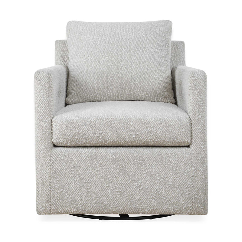 Tisdell - Swivel/Glider Chair - Cream