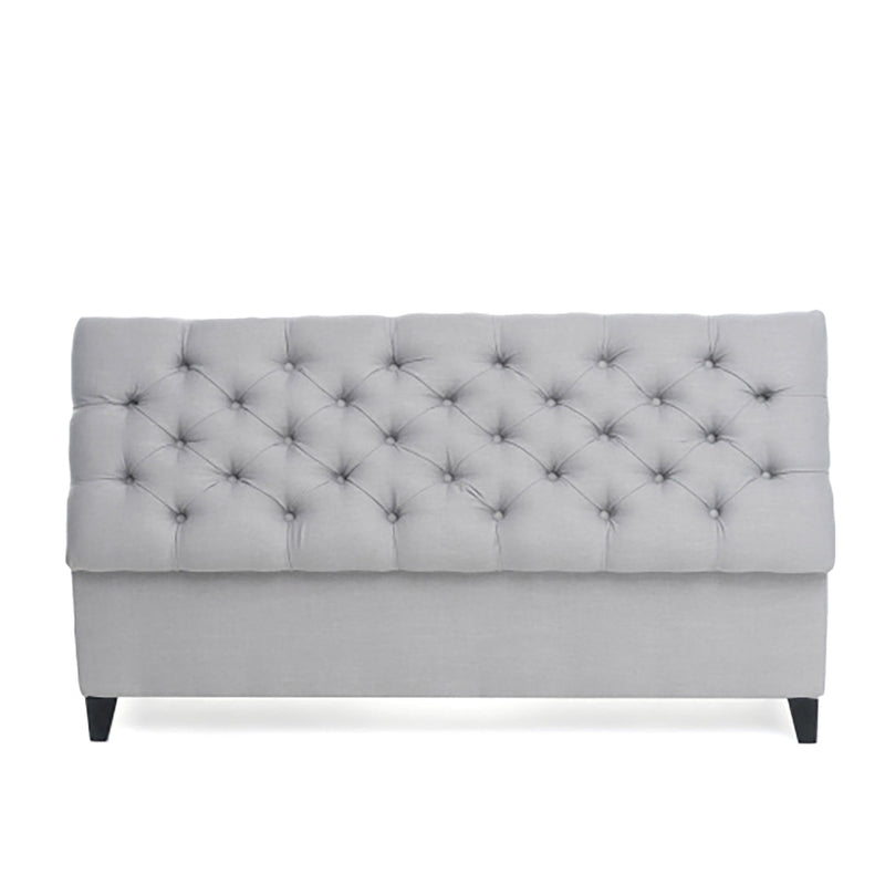Glouster - Storage Ottoman - Light Gray - R&R Furniture Gallery (Fountain Valley, CA)