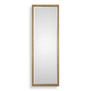 Uttermost Vilmos metallic gold wall mirror with a sleek, reflective gold frame, showcasing modern style and elegant design.