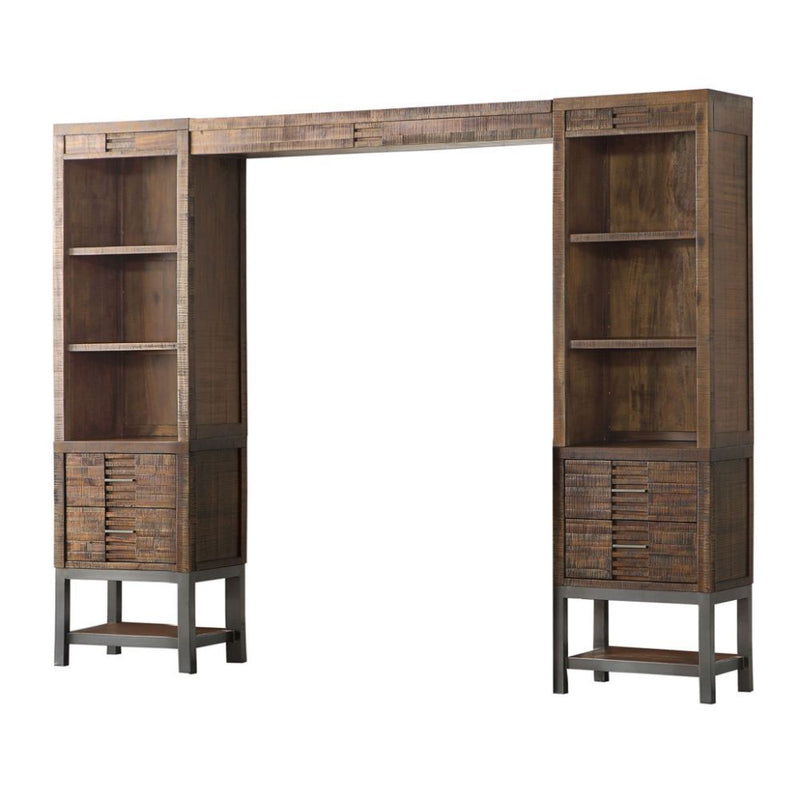 Andria - Entertainment Center - Reclaimed Oak - R&R Furniture Gallery (Fountain Valley, CA)