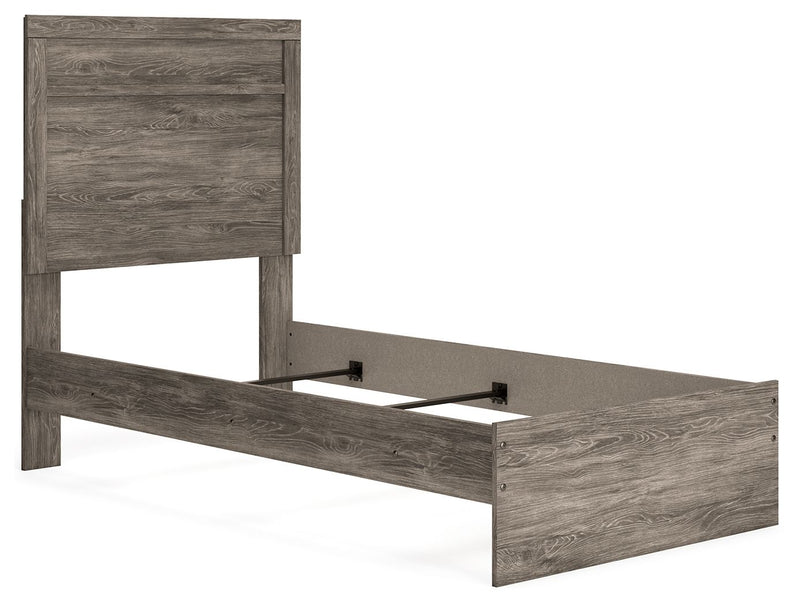 Signature Design by Ashley Ralinksi Panel Bed with a sleek wooden frame and modern design for a stylish bedroom centerpiece.