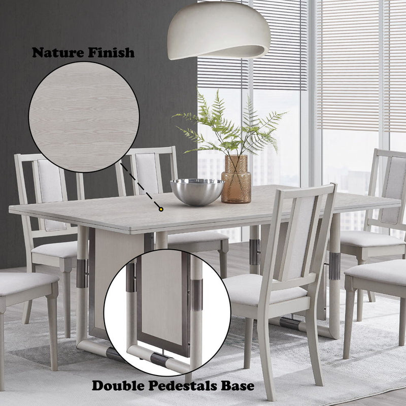 Marta - Dining Table - Natural - R&R Furniture Gallery (Fountain Valley, CA)