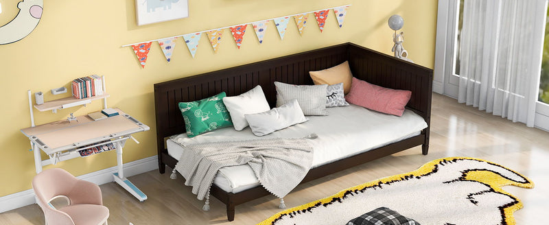 Modern DreamHaus daybed sofa bed with sleek design, plush cushions, and wooden frame, ideal for versatile living spaces.