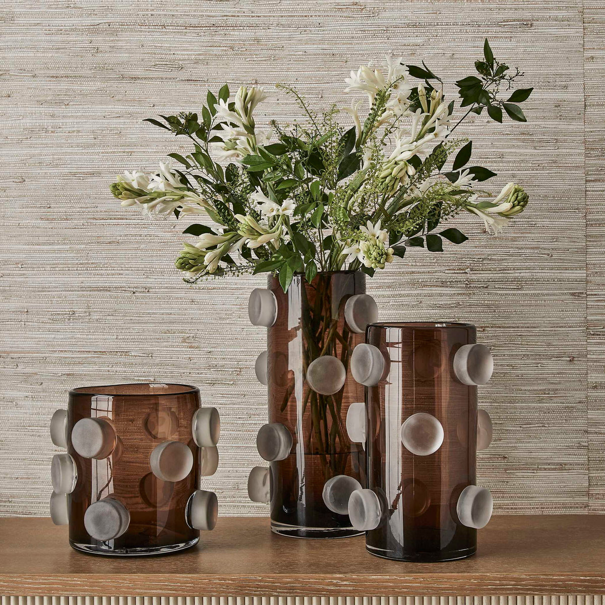 Feeling Pucky - Wide Vase/Chiller - Light Brown