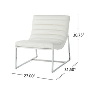Wilmouth - Roll Occasional Chair - White - R&R Furniture Gallery (Fountain Valley, CA)