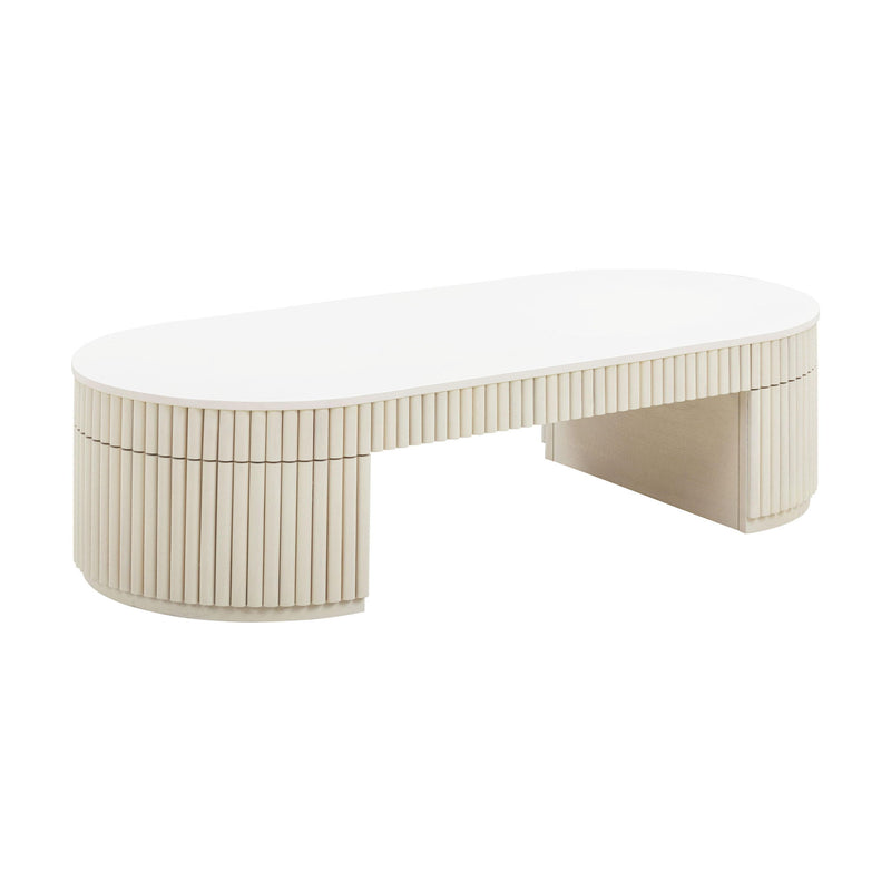 Bella - Oval Coffee Table - R&R Furniture Gallery (Fountain Valley, CA)