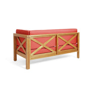 Brava - X Back Corner Bench With Coffee Table - R&R Furniture Gallery (Fountain Valley, CA)