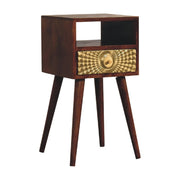 Eden - Mini Nightstand - Chestnut - R&R Furniture Gallery (Fountain Valley, CA)