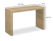 Mona - Seagrass Console - Natural - R&R Furniture Gallery (Fountain Valley, CA)