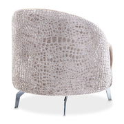 Dion - Accent Chair Chair - Stone / Silver - R&R Furniture Gallery (Fountain Valley, CA)