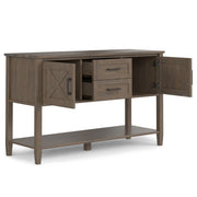Ela - Console Table - Smoky Brown - R&R Furniture Gallery (Fountain Valley, CA)