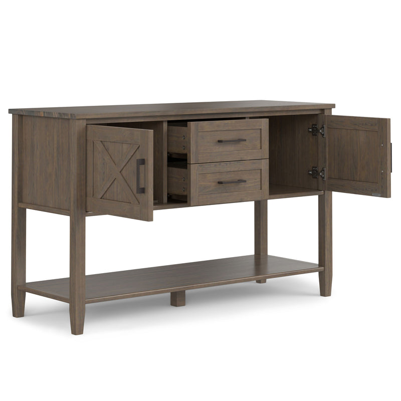 Ela - Console Table - Smoky Brown - R&R Furniture Gallery (Fountain Valley, CA)
