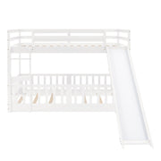 Functional Bunk Bed & Convertible Ladder And Slide - R&R Furniture Gallery (Fountain Valley, CA)