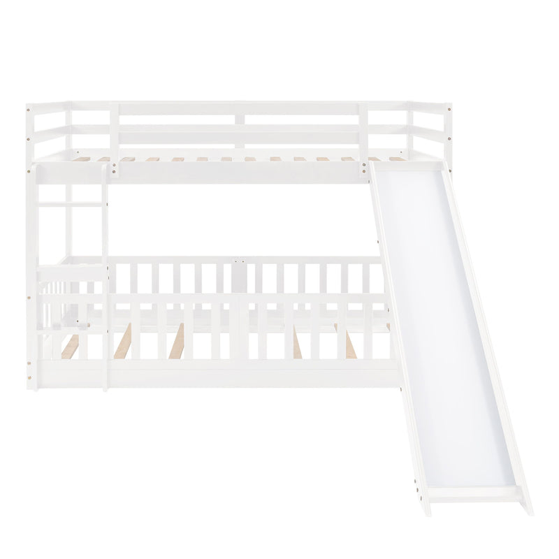 Functional Bunk Bed & Convertible Ladder And Slide - R&R Furniture Gallery (Fountain Valley, CA)