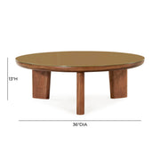 Oani - Round Coffee Table - Natural - R&R Furniture Gallery (Fountain Valley, CA)
