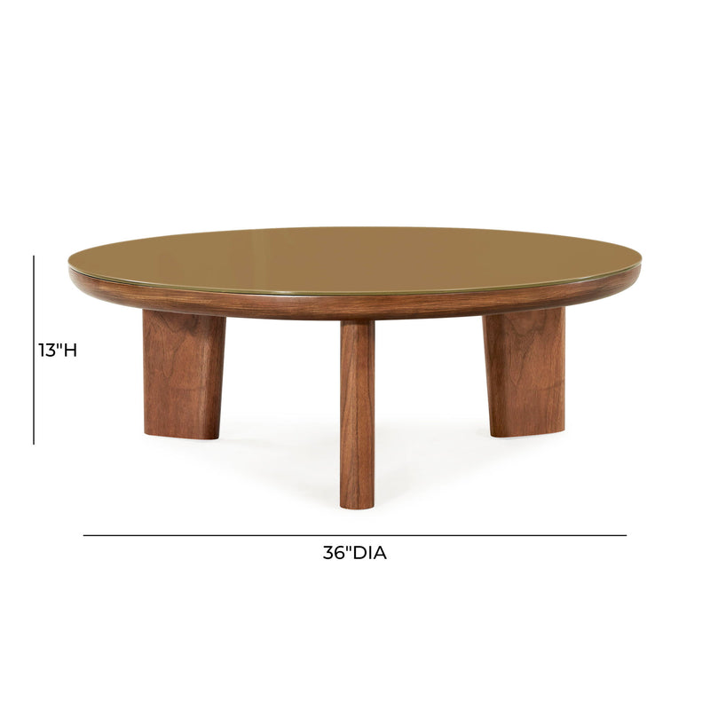 Oani - Round Coffee Table - Natural - R&R Furniture Gallery (Fountain Valley, CA)
