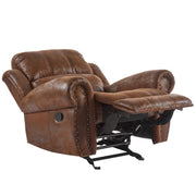 Wide Standard Manual Glider Recliner - R&R Furniture Gallery (Fountain Valley, CA)
