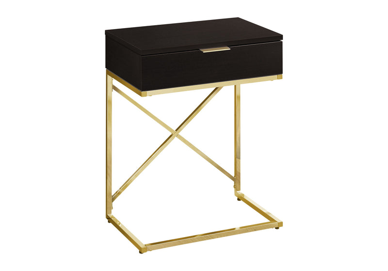 Accent Side Table, Storage Drawer, Spacious Tabletop, Contemporary & Modern - R&R Furniture Gallery (Fountain Valley, CA)