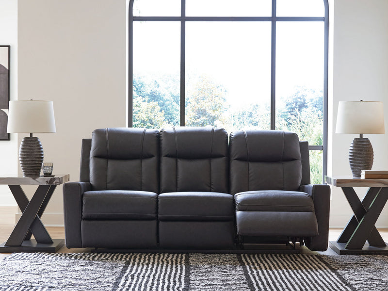 Mackmenville - Reclining Sofa - R&R Furniture Gallery (Fountain Valley, CA)