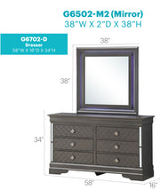 Glory Furniture Verona dresser with multiple drawers and sleek wood finish, showcasing modern bedroom storage furniture.