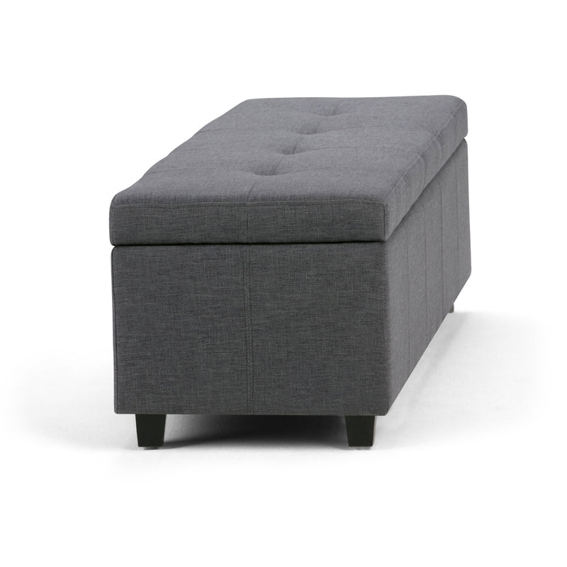 Castleford - Contemporary Storage Ottoman - R&R Furniture Gallery (Fountain Valley, CA)
