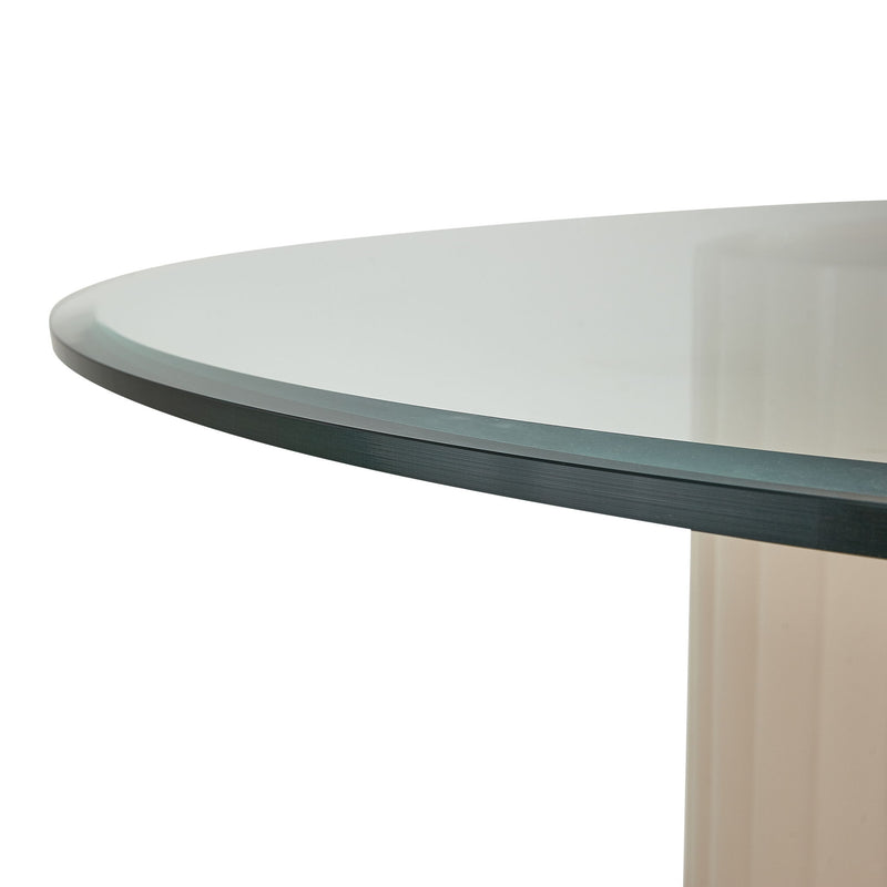 Malibu Crest - Round Dining Table - Chardonnay - R&R Furniture Gallery (Fountain Valley, CA)