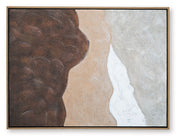 Fanthorne - Wall Art - Tan / Brown / White - R&R Furniture Gallery (Fountain Valley, CA)