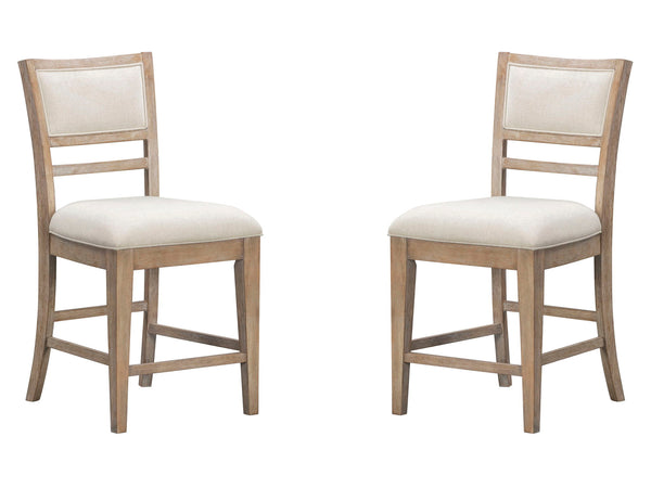 Breckenridge - Dining Upholstered Counter Chair (Set of 2) - Brown