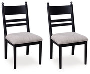 Greddinton - Dining Upholstered Side Chair (Set of 2) - R&R Furniture Gallery (Fountain Valley, CA)