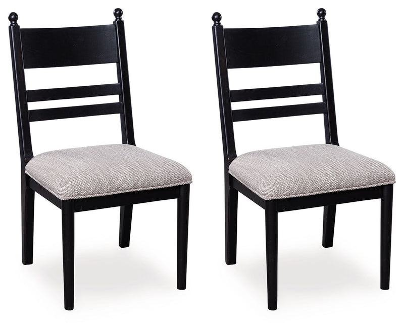 Greddinton - Dining Upholstered Side Chair (Set of 2) - R&R Furniture Gallery (Fountain Valley, CA)