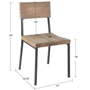Tacoma - Dining Chair (Set of 2) - Gray - R&R Furniture Gallery (Fountain Valley, CA)