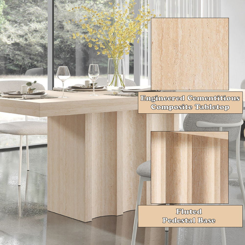 Inca - Dining Table - Beige - R&R Furniture Gallery (Fountain Valley, CA)