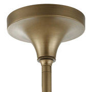 White beaded pendant light by Uttermost with six hanging lights, modern pendant lighting for stylish interior decor.