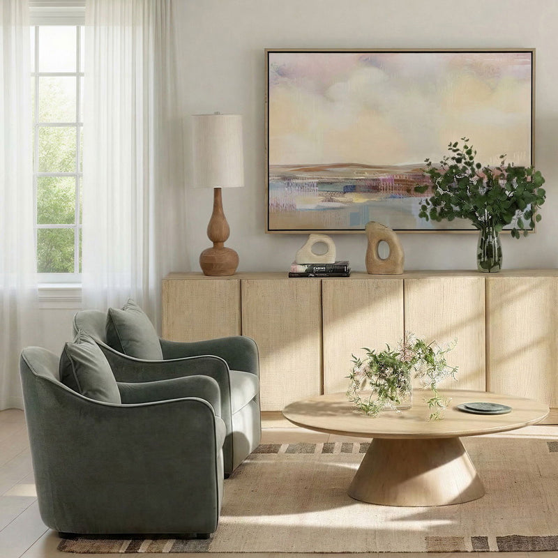 Noir - Table Lamp - Light Brown And Natural