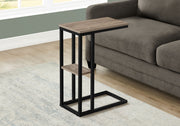 Accent Table, C - Shaped, Marble Look Contemporary & Modern Convenient Design - R&R Furniture Gallery (Fountain Valley, CA)