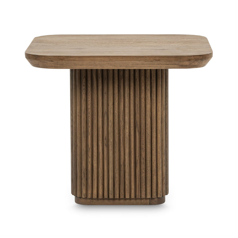 Vander - Solid Wood Square End Table - R&R Furniture Gallery (Fountain Valley, CA)