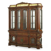 Villa Valencia - China Buffet With Lighted Top - Classic Chestnut - R&R Furniture Gallery (Fountain Valley, CA)