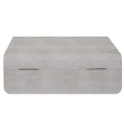 Lalique Art Deco box by Uttermost, decorative basket with intricate glass design for elegant storage or display.