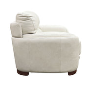 Edrice - Chair - Ivory Top Grain Leather - R&R Furniture Gallery (Fountain Valley, CA)