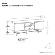 Fallon - TV Media Stand - Natural - R&R Furniture Gallery (Fountain Valley, CA)
