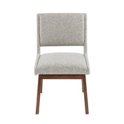 Boomerang - Dining Side Chair With Upholstered Cushions (Set of 2) - Light Gray - R&R Furniture Gallery (Fountain Valley, CA)