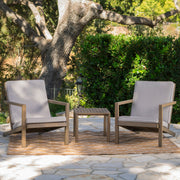 Celestaria - 3 Piece Outdoor Chat Set With Adirondack Chairs, Cushions And Side Table - R&R Furniture Gallery (Fountain Valley, CA)