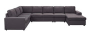 Tifton - 7 Seat Reversible Modular Sectional Sofa Chaise - R&R Furniture Gallery (Fountain Valley, CA)