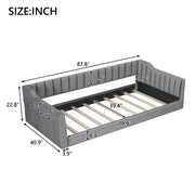 Daybed With Side Storage Pocket - R&R Furniture Gallery (Fountain Valley, CA)