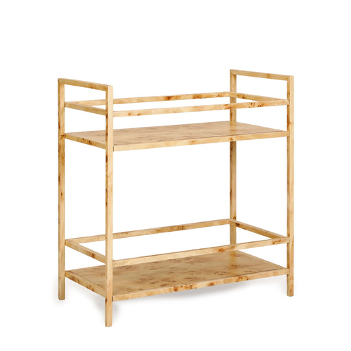 Destin - Burl Designer Bar Cart - Natural - R&R Furniture Gallery (Fountain Valley, CA)