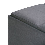 Avalon - Square Coffee Table, Storage Ottoman - R&R Furniture Gallery (Fountain Valley, CA)
