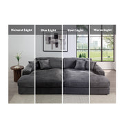 Hilde - Sectional Sofa With 4 Pillows - R&R Furniture Gallery (Fountain Valley, CA)