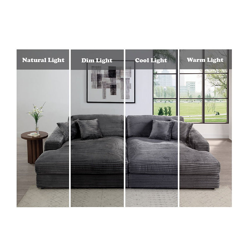 Hilde - Sectional Sofa With 4 Pillows - R&R Furniture Gallery (Fountain Valley, CA)